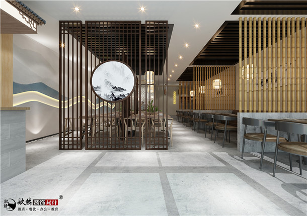 青铜峡迎吉川菜餐厅装修设计案例_青铜峡餐厅装修公司