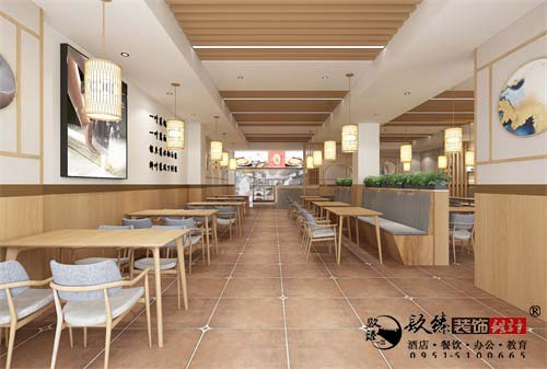 青铜峡隆兴餐厅设计方案鉴赏|青铜峡餐厅设计装修公司推荐