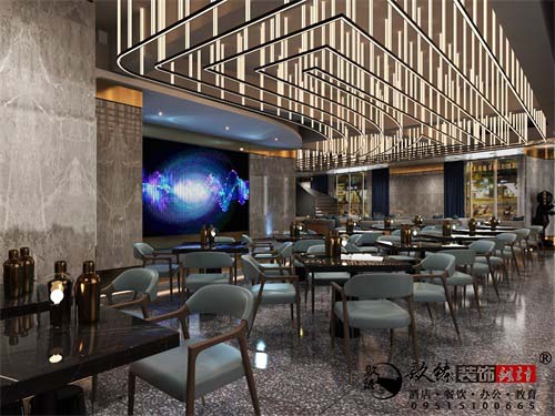 青铜峡沙海路KTV餐厅设计方案鉴赏|享受美食，享受时尚生活
