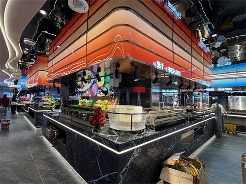 青铜峡自助餐厅装修设计项目|镹臻设计