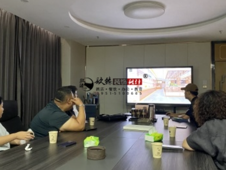 青铜峡装修公司|青铜峡元郎餐厅装修设计方案确定沟通