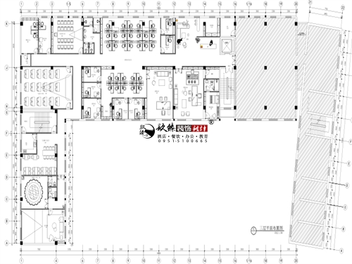 青铜峡办公室装修设计项目|镹臻设计